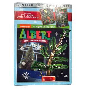 Albert: A Small Tree With Big Dream Christmas DVD, Golden Book Set, Family Night